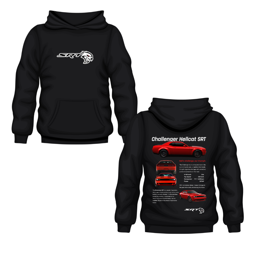 Sudadera Challenger Hellcat Rojo