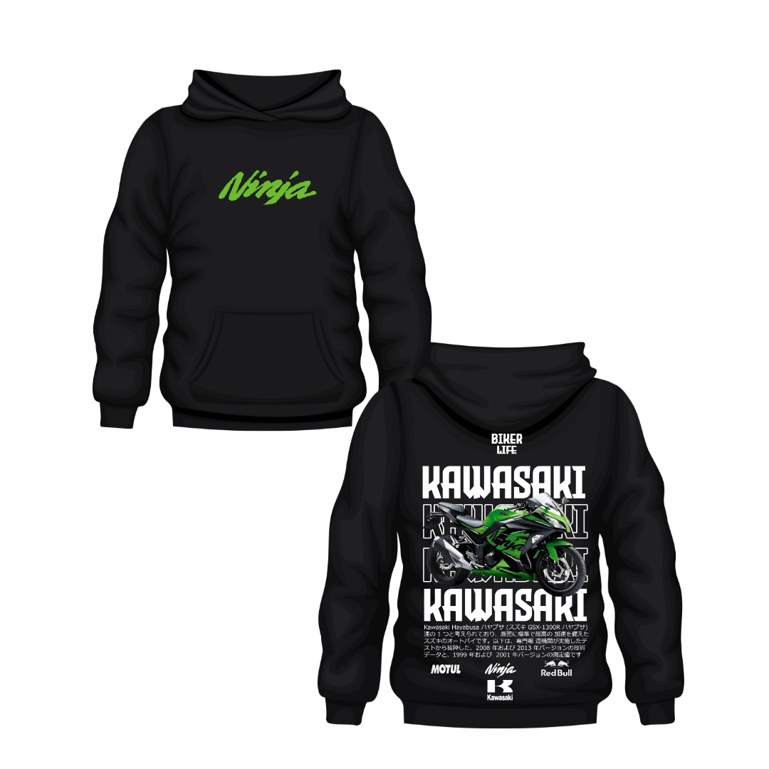 Sudadera Kawasaki Ninja Verde 1