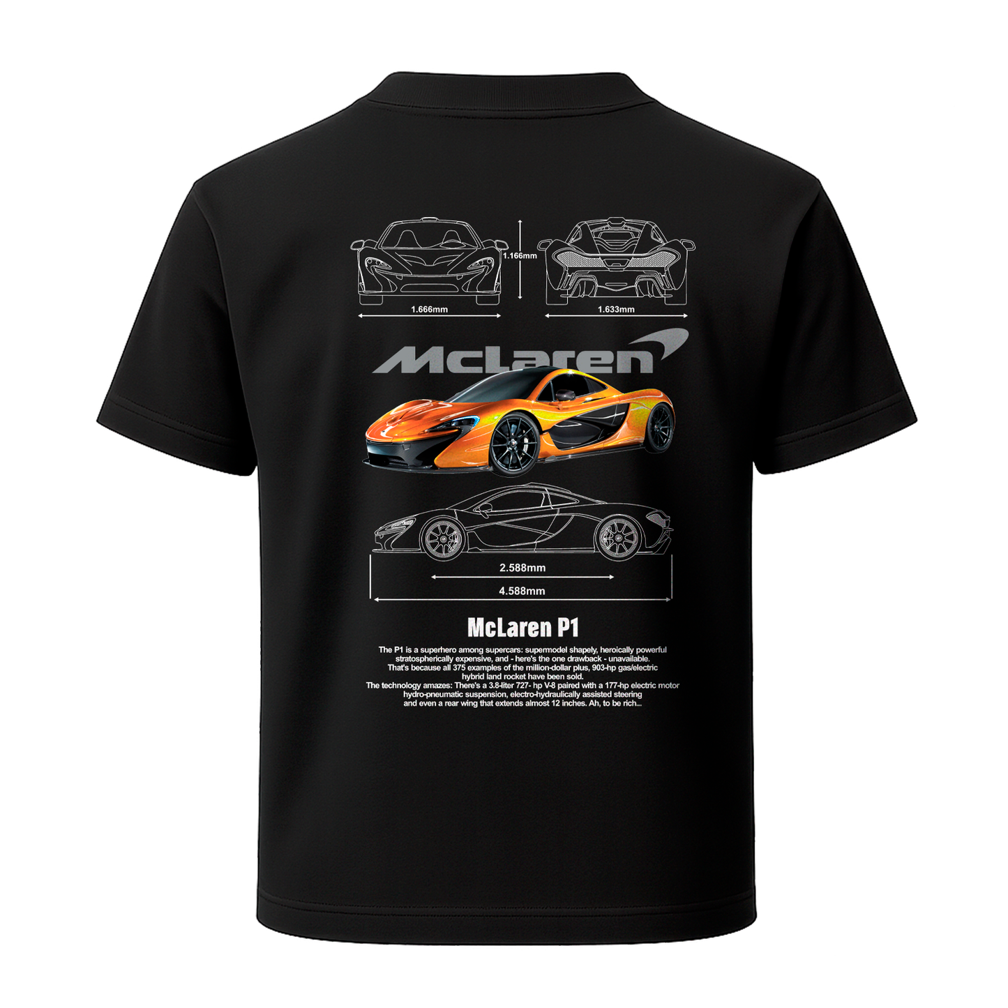 Camiseta Maclaren P1 Naranja