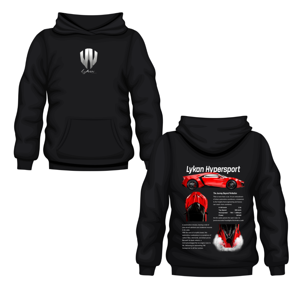 Sudadera Lykan Hypersport Rojo (FAST & FURIOUS)