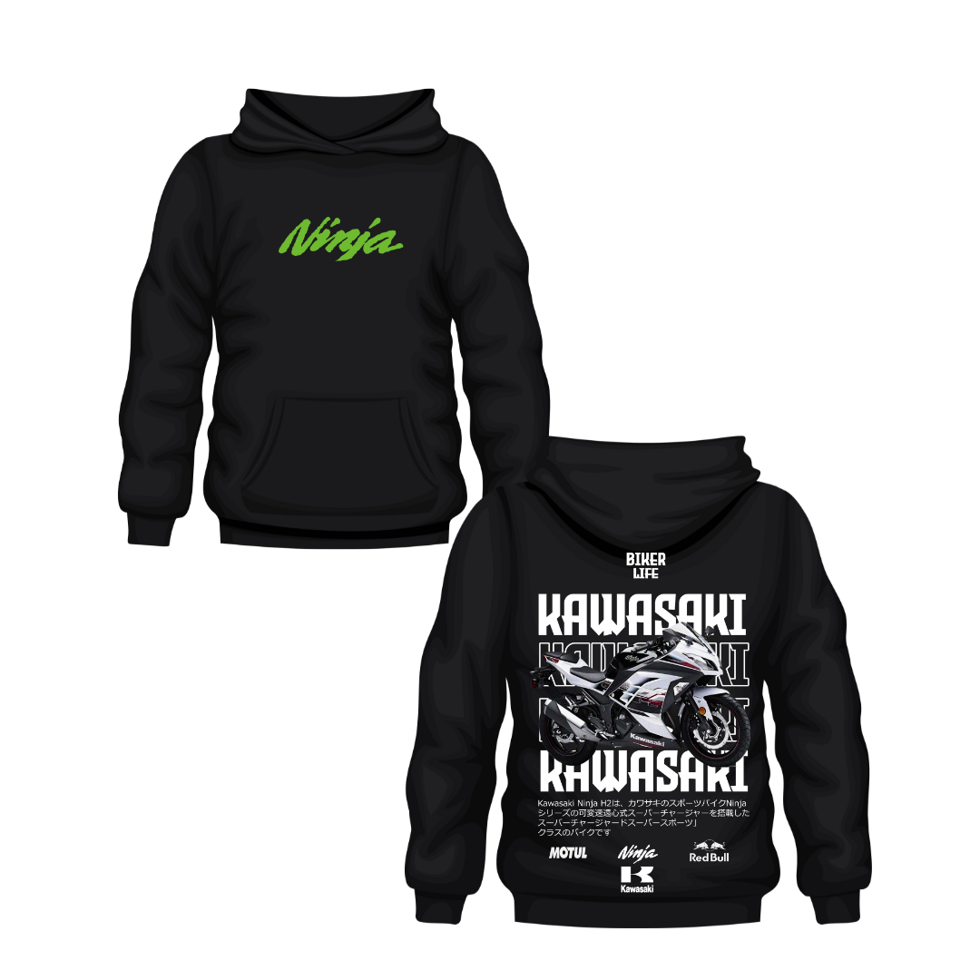 Sudadera Kawasaki Ninja Verde 4