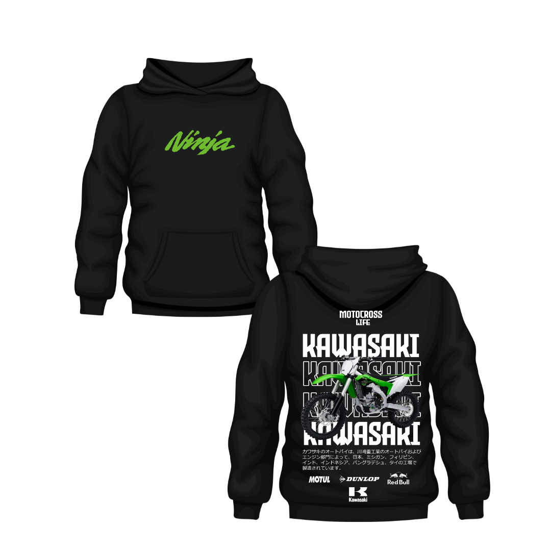 Sudadera Kawasaki Verde 3