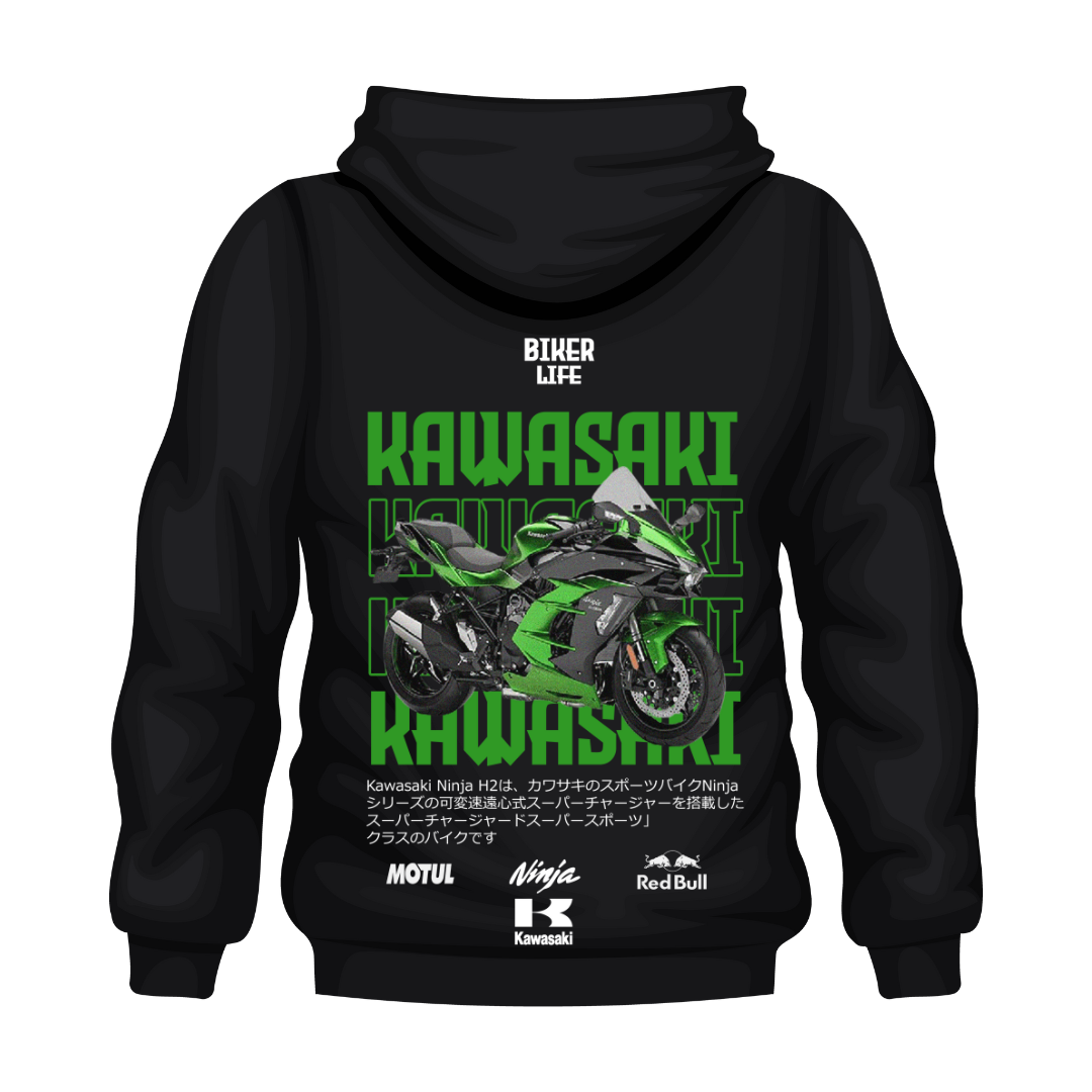 Sudadera Kawasaki Ninja Verde 2