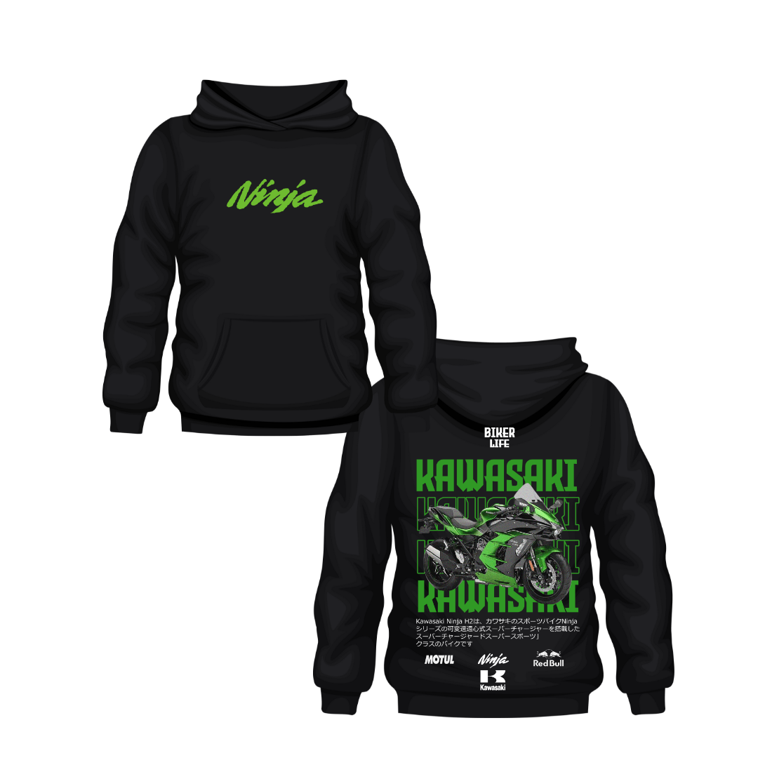 Sudadera Kawasaki Ninja Verde 2