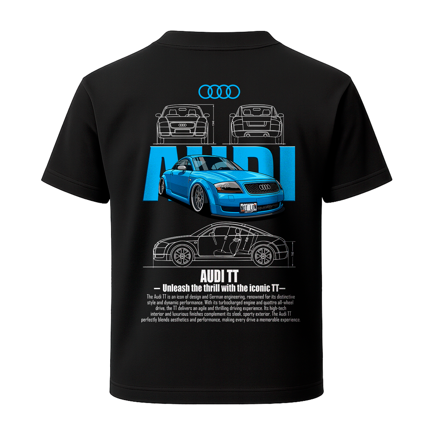 Camiseta Audi TT Azul