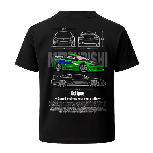 Camiseta Mitsubishi Eclipse Verde
