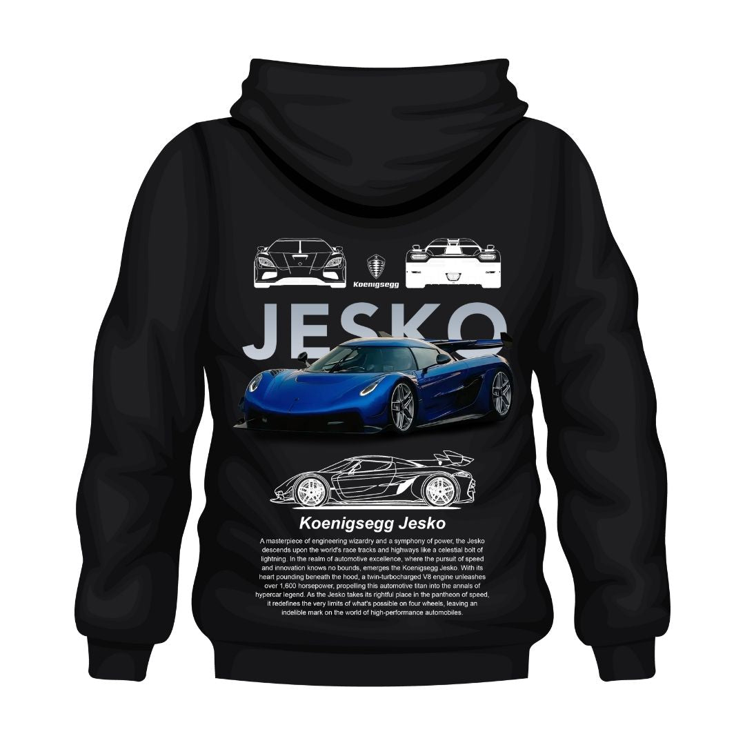 Sudadera Koenigsegg Jesko Azul