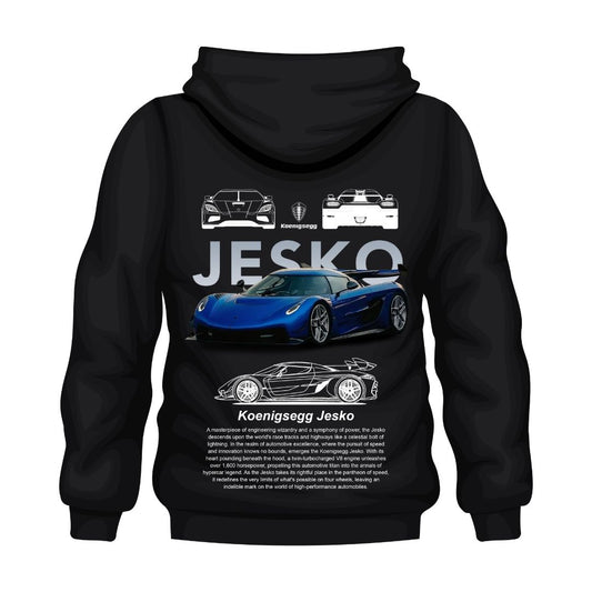 Sudadera Koenigsegg Jesko Azul