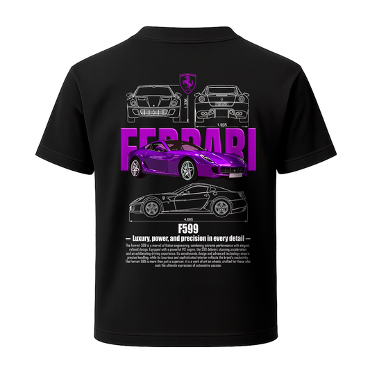 Camiseta Ferrari F599 Morado