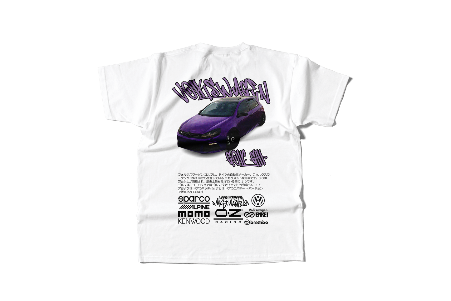 Camiseta GOLF GTI Morado