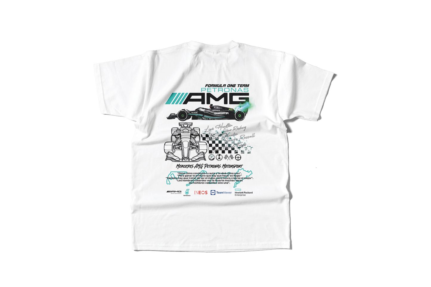 Camiseta  Hamilton Mercedes