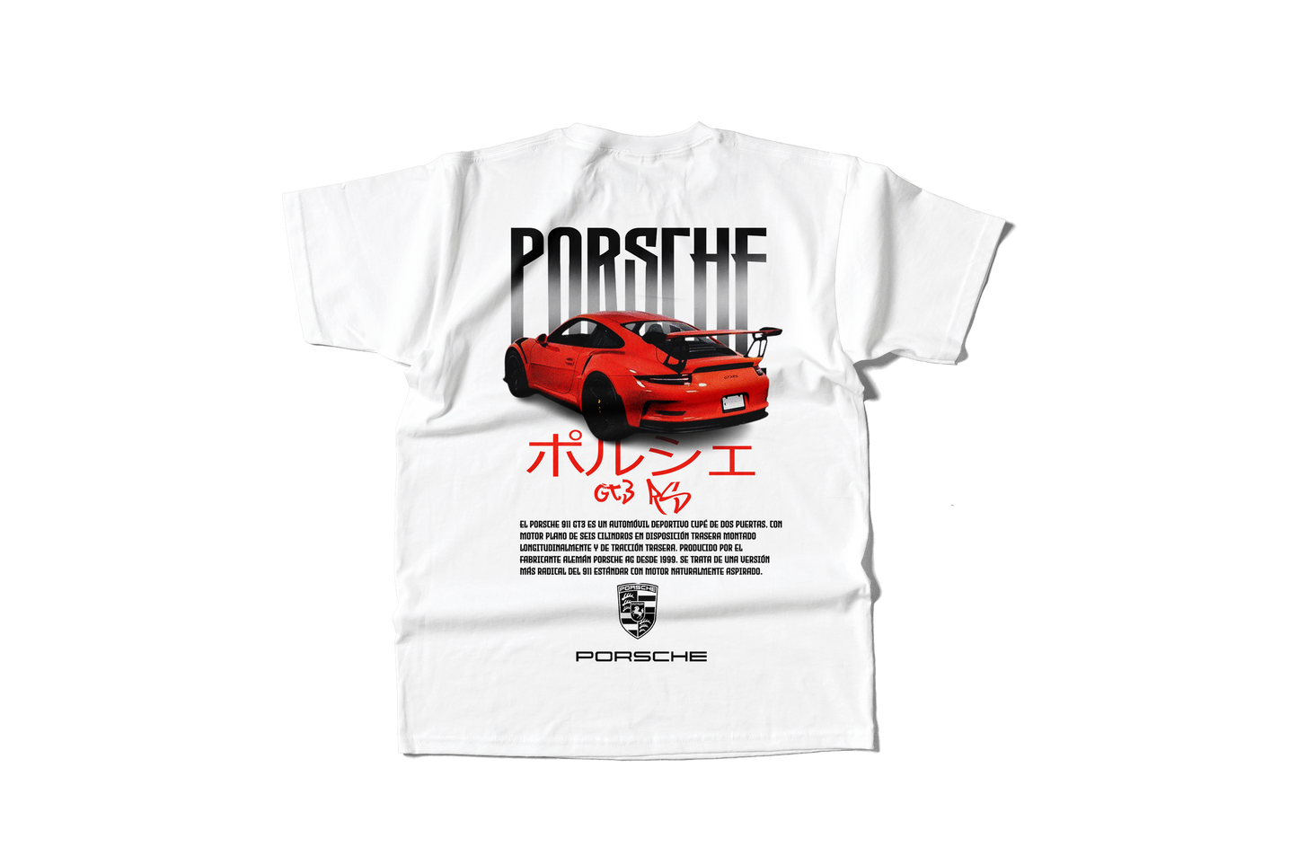Camiseta Porsche Rojo Urbano