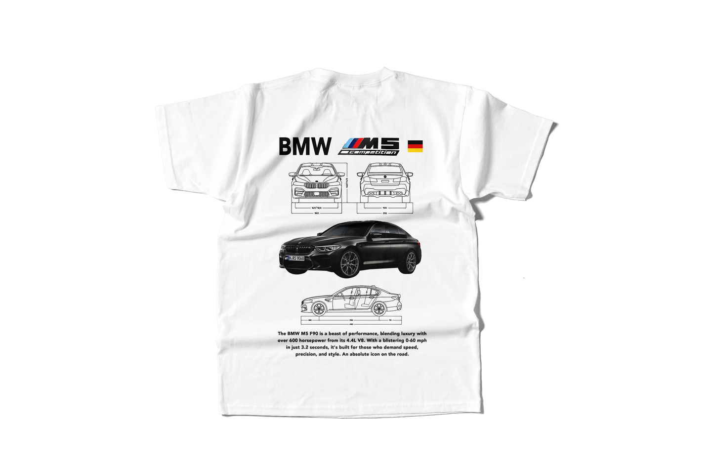 Camiseta BMW F5 negro