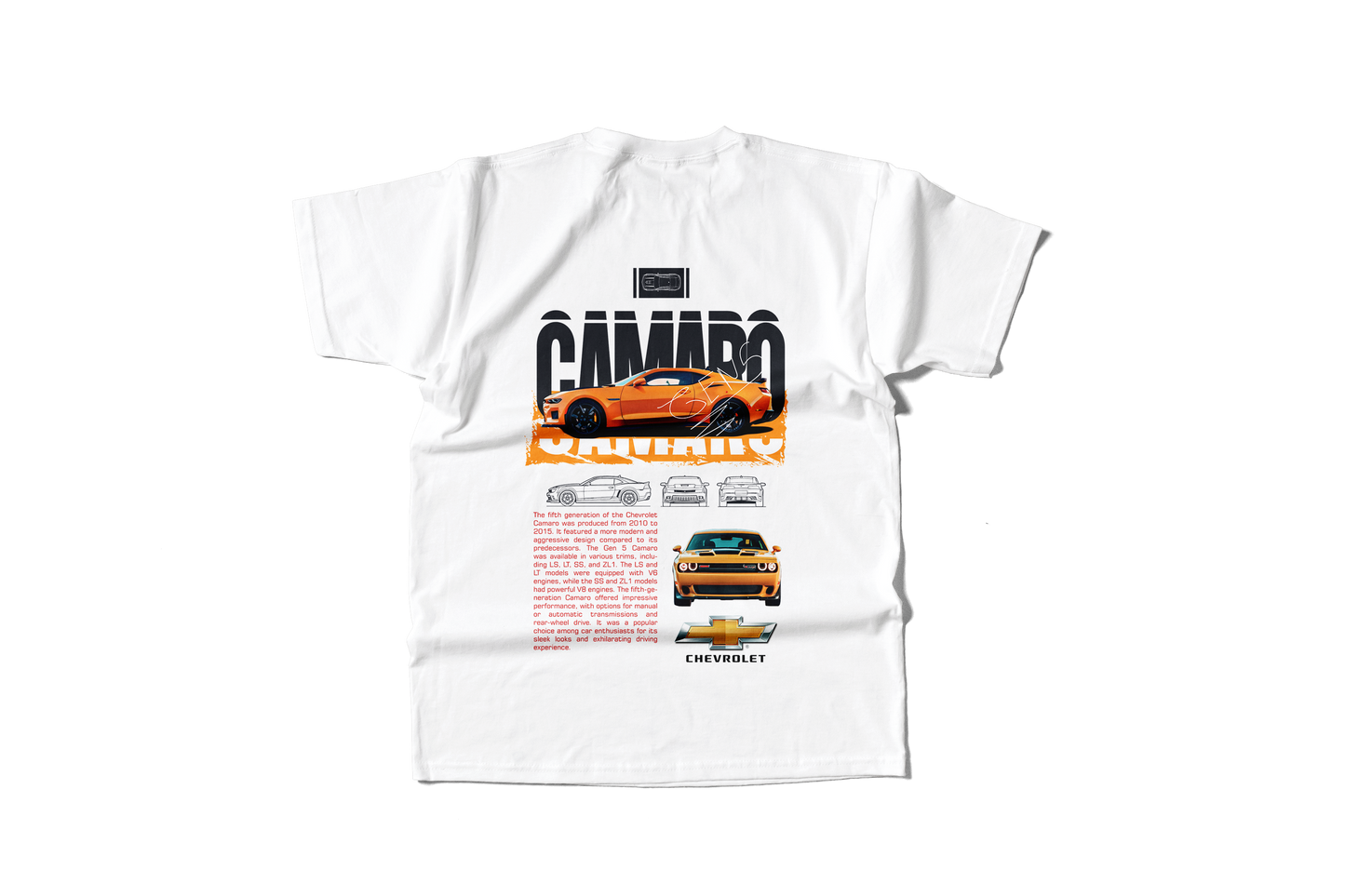 Camiseta Camaro naranja