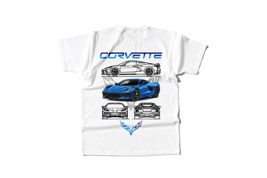 Camiseta Corvette Azul