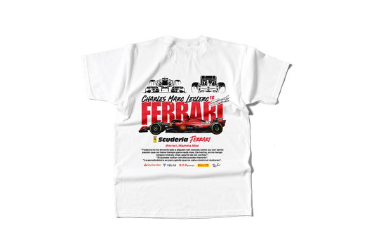 Camiseta Ferrari Charles Lecrerc