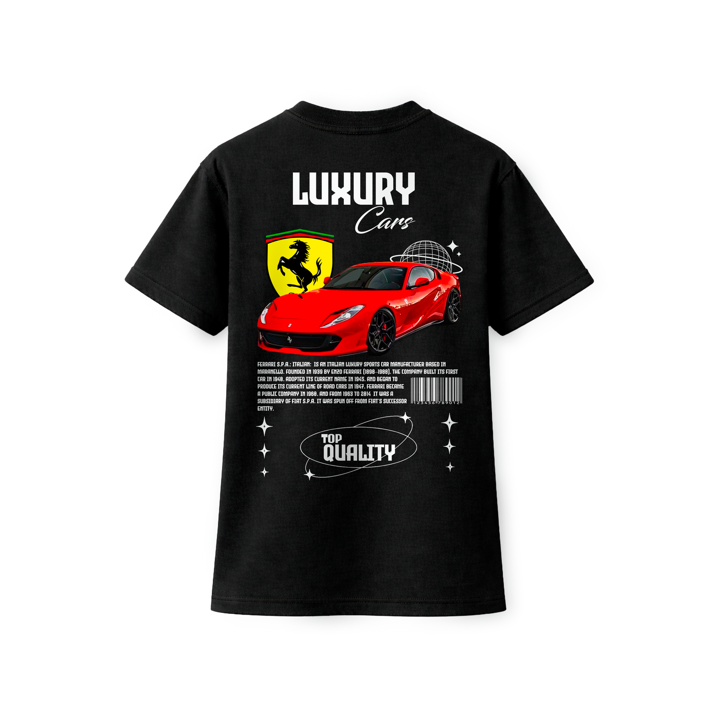Camiseta Luxury cars Ferrari 812 superfast