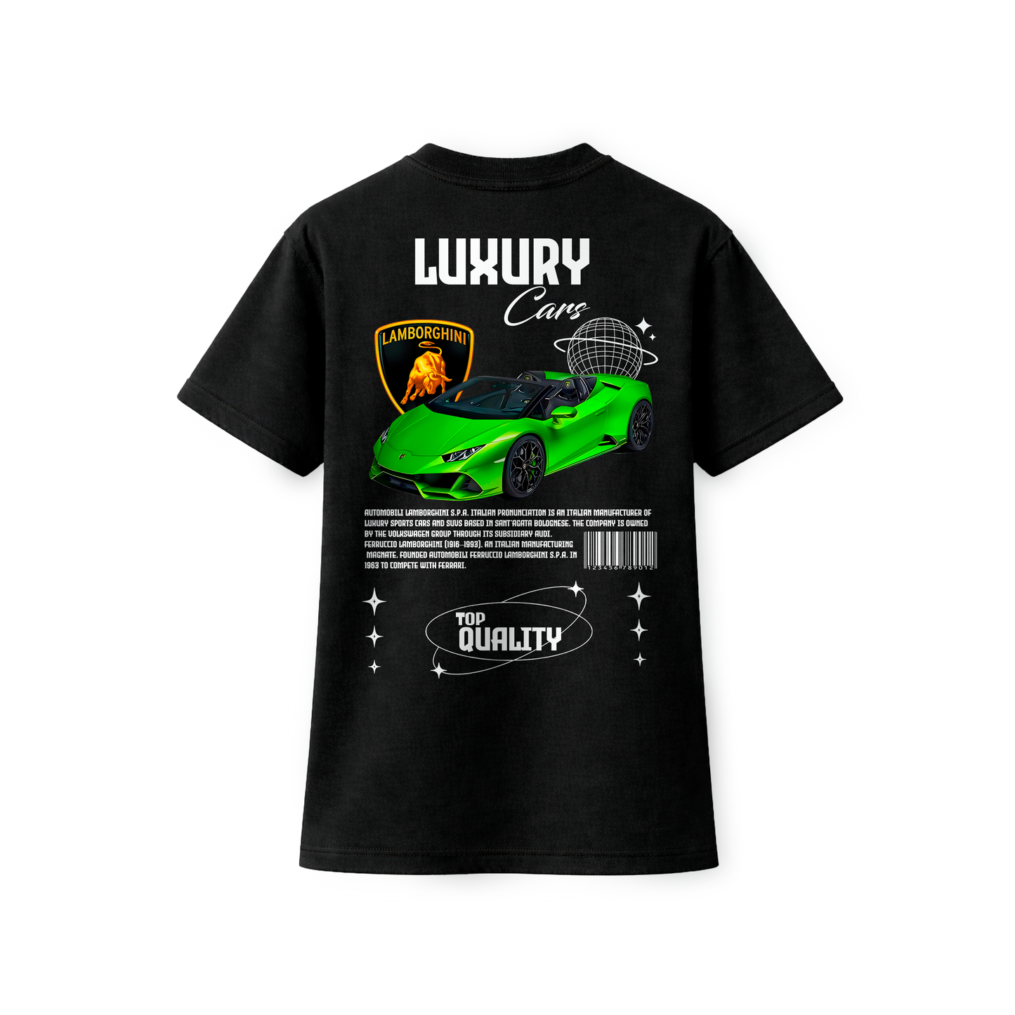 Camiseta Luxury cars Lamborghini Huracán EVO Spyder
