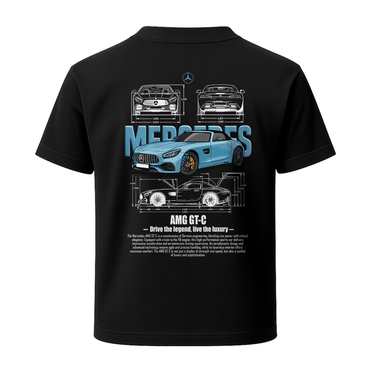 Camiseta Mercedez Benz AMG GT-C Azul