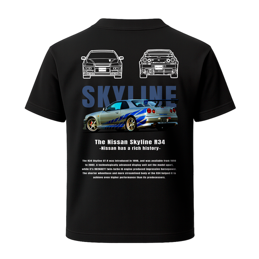 Camiseta Nissan Skyline R34