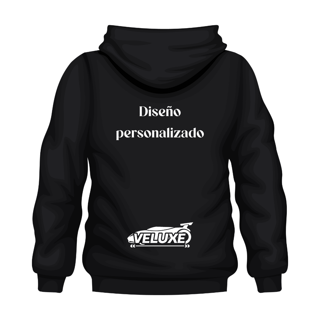 Sudadera con modelo en existencia