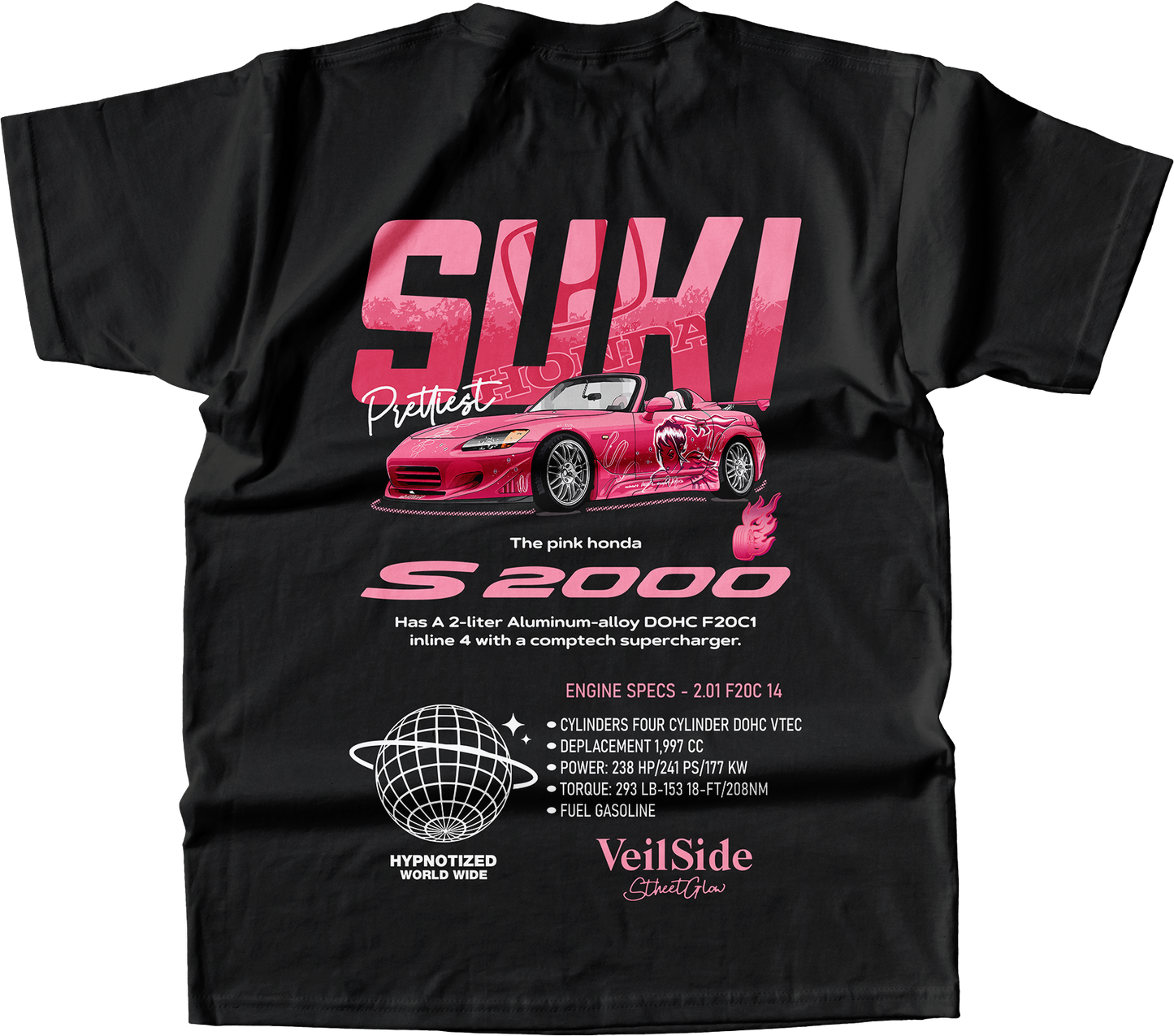Camiseta Suki Honda S2000