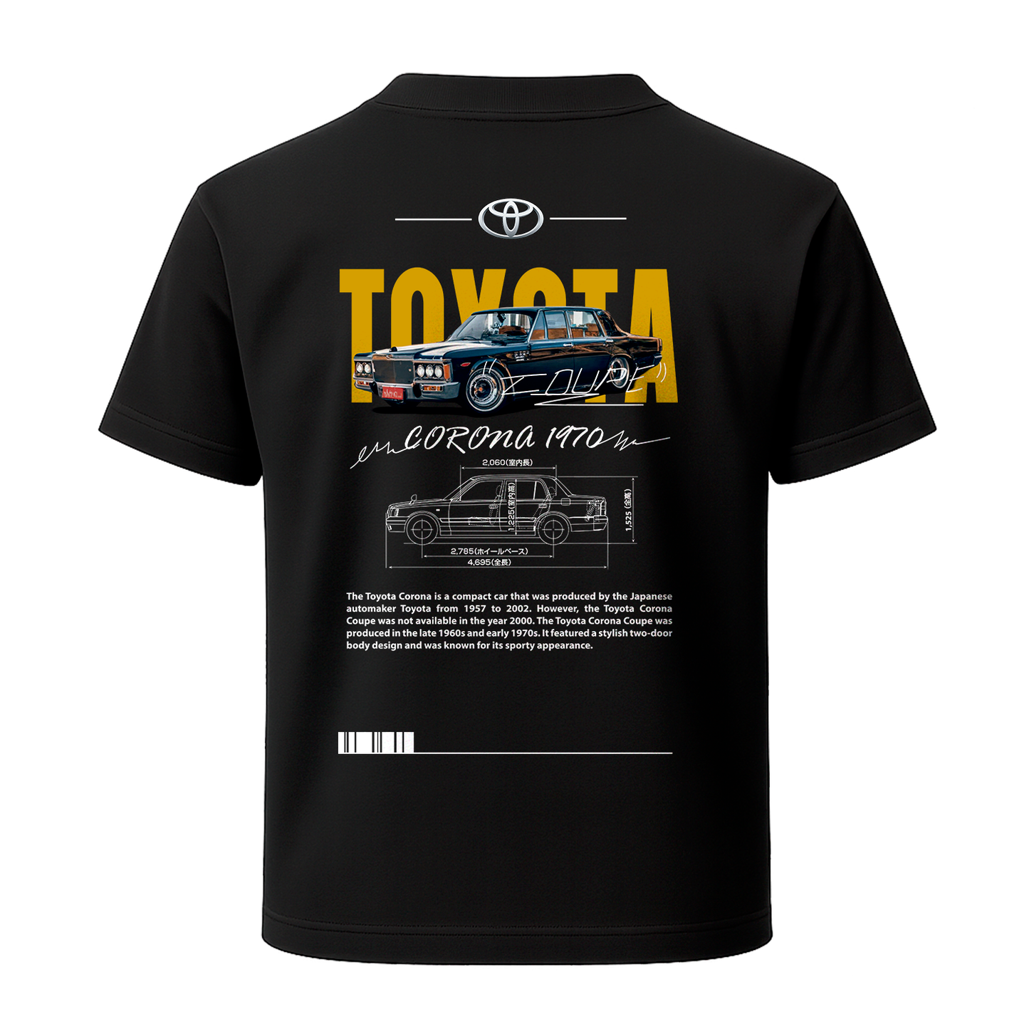 Camiseta Toyota Corona 1970