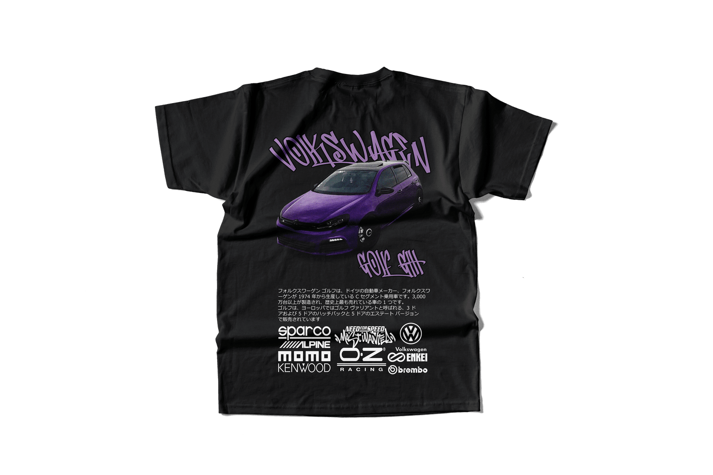 Camiseta GOLF GTI Morado
